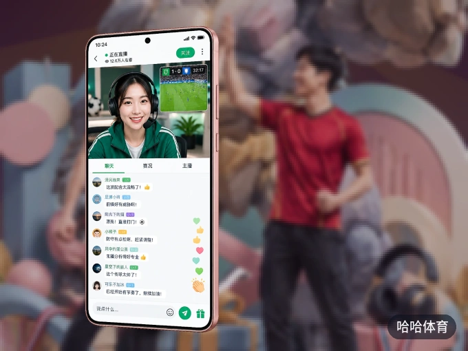 哈哈体育 APP，赛事实时更新更方便